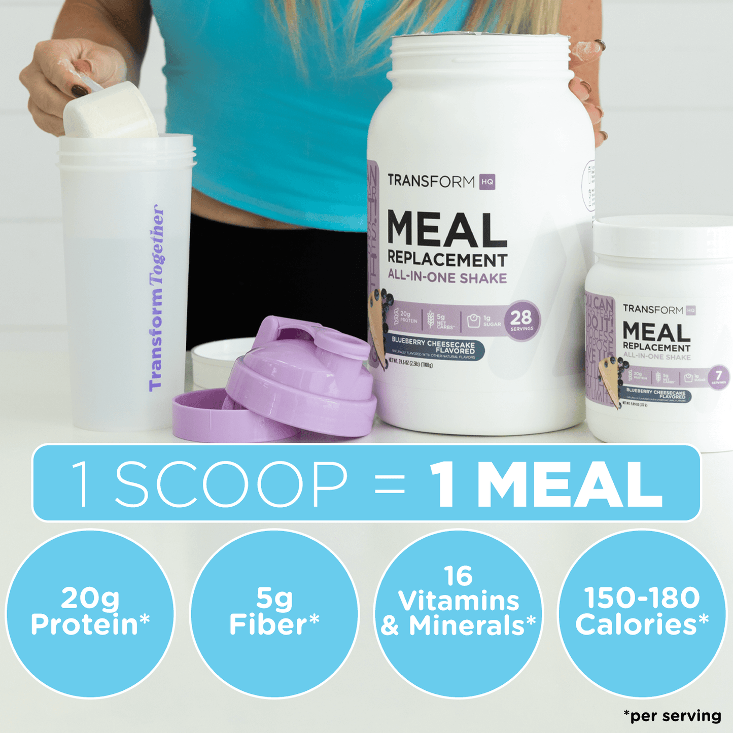 TransformHQ Low Carb Meal Replacement Shake